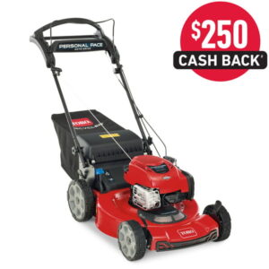 TORO 22 inch Recycler Personal Pace Auto-Drive Mower 250 cashback