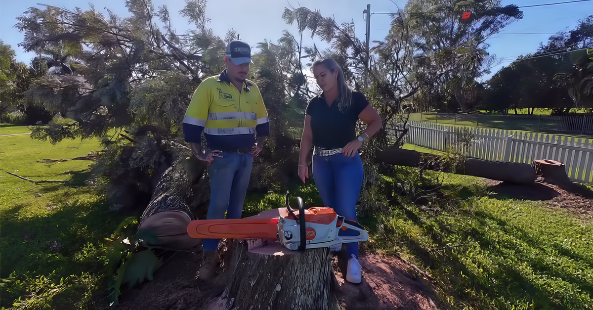 Blind Man Dan reviews STIHL MSA 300 C-O chainsaw