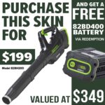 GREENWORKS Dedicated Blower - promotion