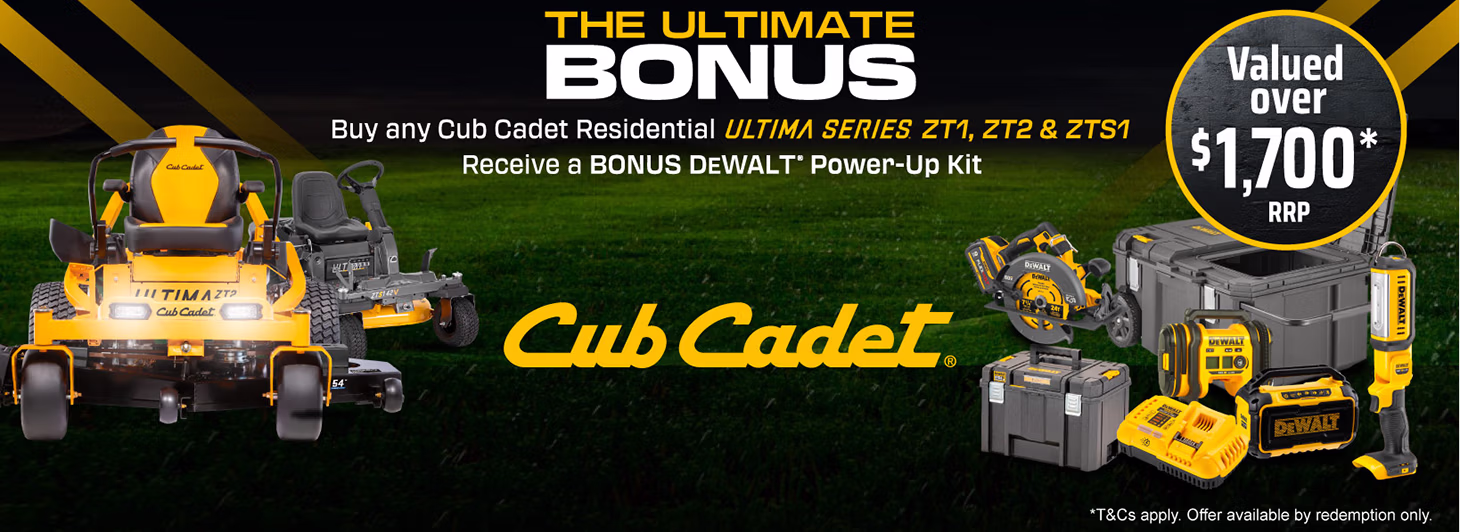CUB CADET / DEwalt Promotion